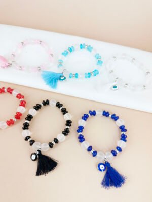 12 Bracelets perles