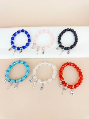 12 Bracelets perles