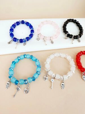 12 Bracelets perles