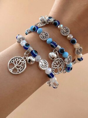 12 Bracelets perles