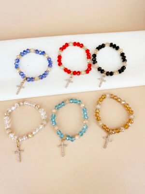 12 Bracelets perles