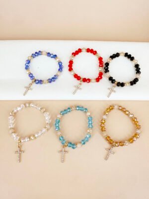 12 Bracelets perles