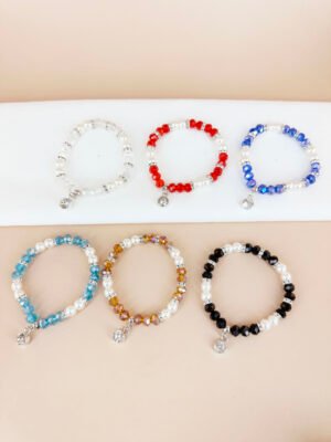 12 Bracelets perles