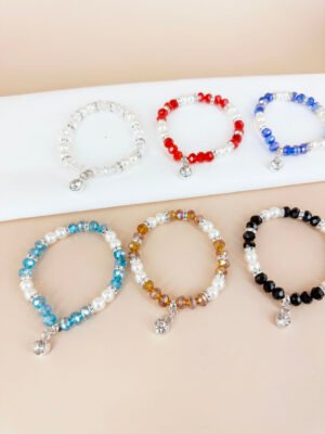 12 Bracelets perles