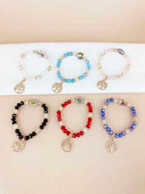 12 Bracelets perles