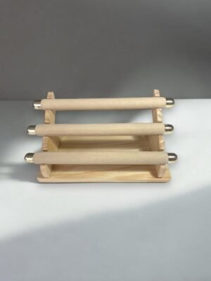 Présentoir à Bagues en Bois 3 Niveaux
