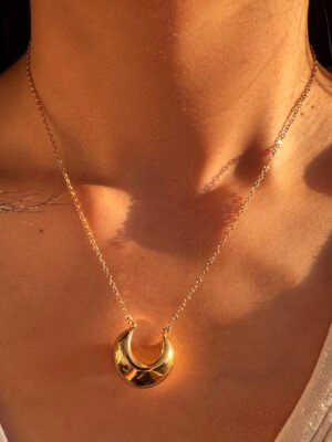 Collier pendentif en acier inoxydable