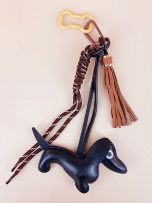 Porte clés de sac, grigris, breloques petit chien