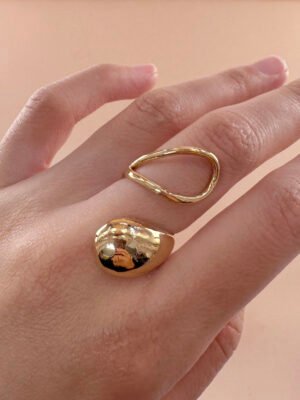 Grande bague en acier inoxydable