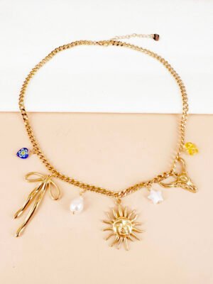 Collier Céleste Astrales en acier inoxydable