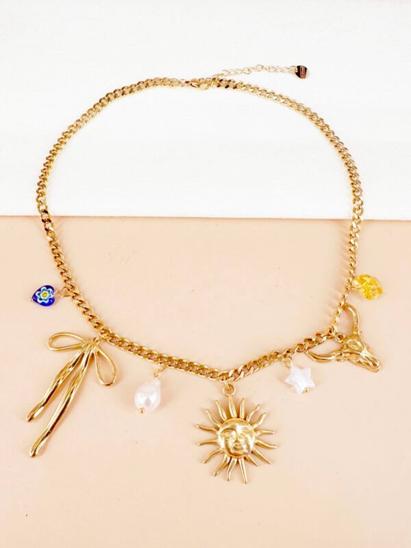 Collier Céleste Astrales en acier inoxydable