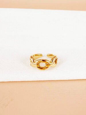 Bague maillon en acier inoxydable