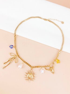 Collier Céleste Astrales en acier inoxydable