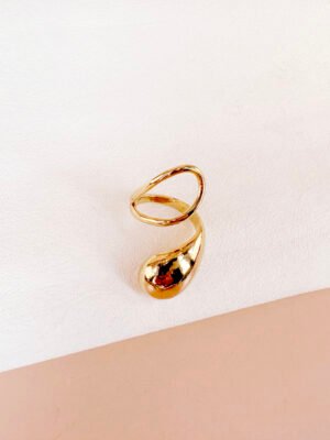 Grande bague en acier inoxydable