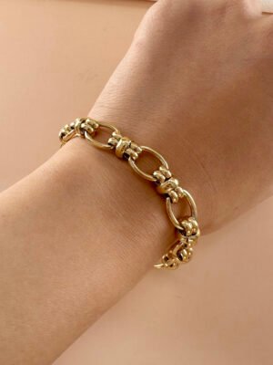 Bracelet maille en acier inoxydable