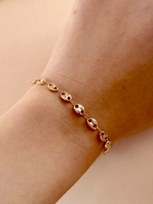 Bracelet maille en acier inoxydable