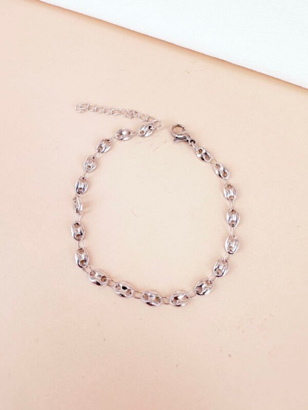 Bracelet maille en acier inoxydable