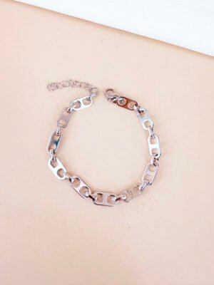 Bracelet maille en acier inoxydable
