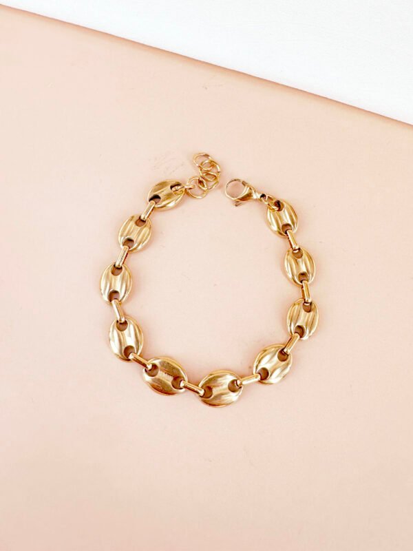 Bracelet maille en acier inoxydable