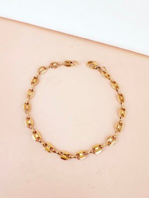 Bracelet maille en acier inoxydable