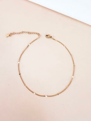 Bracelet chaîne cheville en acier inoxydable