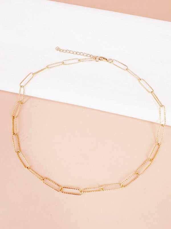 Collier chaîne en acier inoxydable