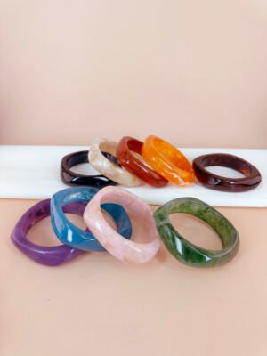 Bracelet jonc résine