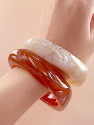 Bracelet jonc résine