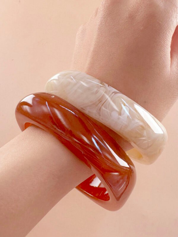 Bracelet jonc résine