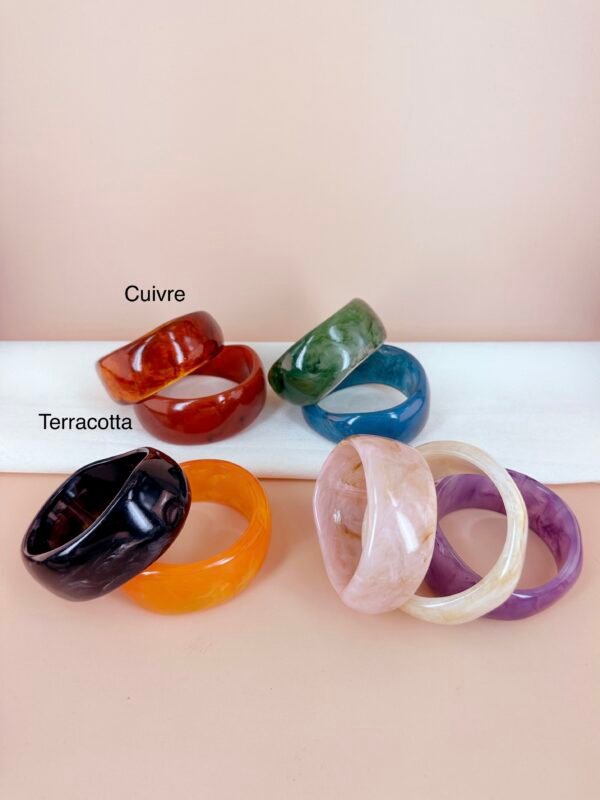 Bracelet jonc résine – Image 3