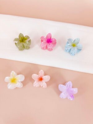 Pince cheveux fleurs mini