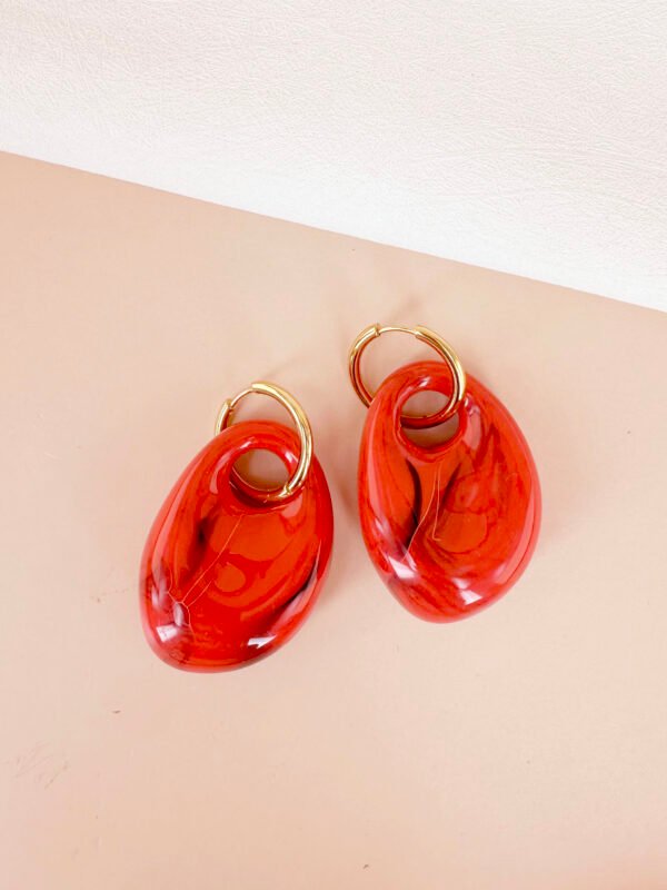 Boucles d'oreilles résine – Image 7