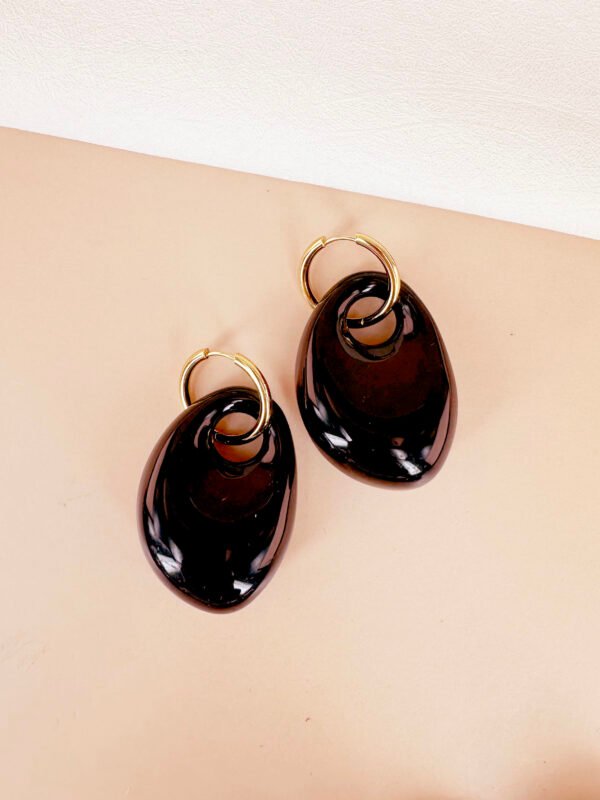 Boucles d'oreilles résine – Image 6