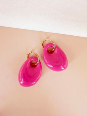 Boucles d’oreilles résine