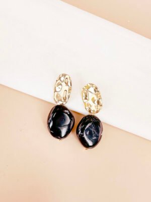 Boucles d’oreilles pendantes résine