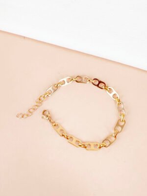 Bracelet maille en acier inoxydable