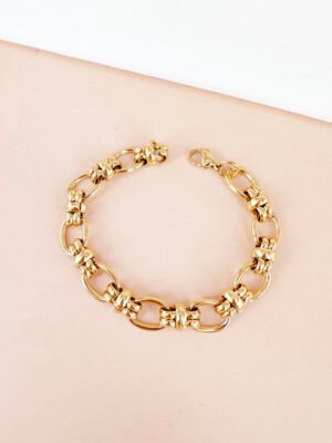 Bracelet maille en acier inoxydable