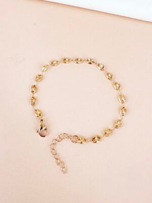 Bracelet maille en acier inoxydable