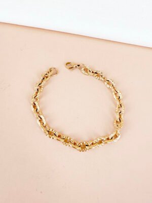 Bracelet chaîne maille en acier inoxydable