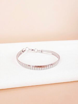 Bracelet maille serpent en acier inoxydable