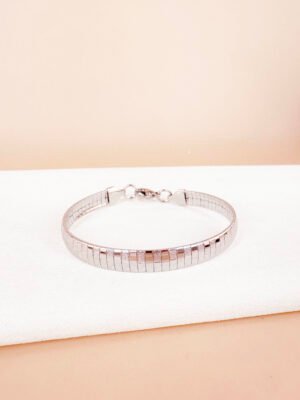 Bracelet maille serpent en acier inoxydable