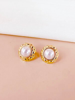 Boucles d&rsquo;oreilles en acier inoxydable