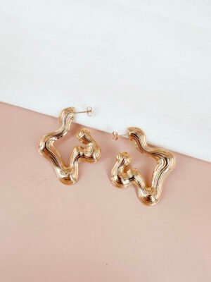 Boucles d&rsquo;oreilles en acier inoxydable