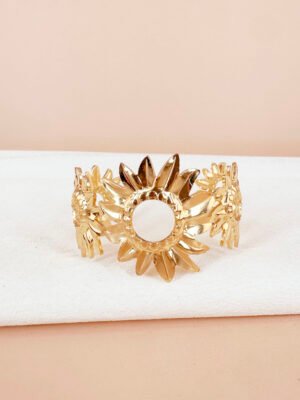 Bracelet manchette en acier inoxydable