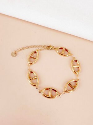 Bracelet maille marine en acier inoxydable