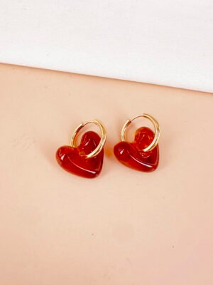 Créole coeur résine