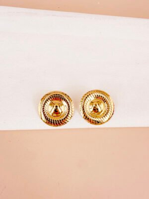 Boucles d&rsquo;oreilles rond en acier inoxydable