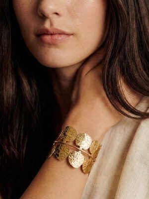 Bracelet manchette en acier inoxydable