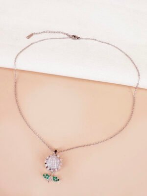 Collier anti stress fleur