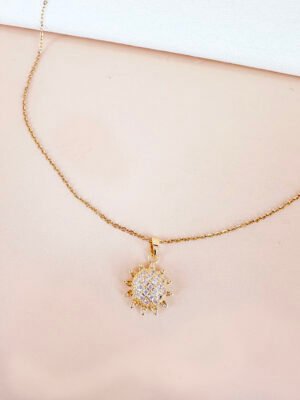 Collier anti stress tournesol